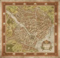 Plakat mapa fantasy