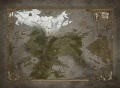Plakat mapa fantasy