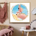 Flamingi - plakat do pokoju dziecka