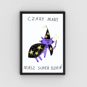 Czary mary - pozytywny plakat ilustracja